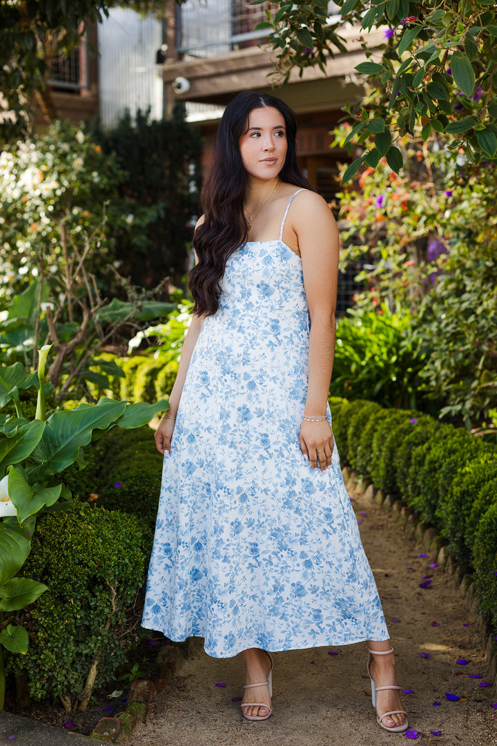 The Painted Garden Midi dress
