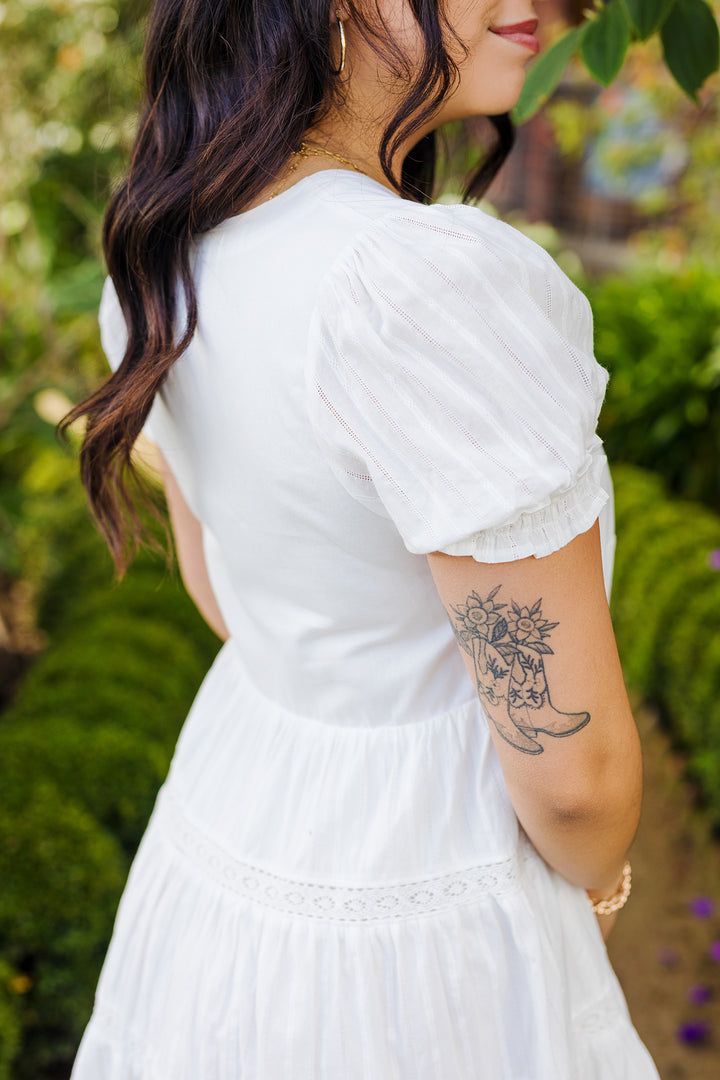 The Daisy Darling Button Front Mini Dress