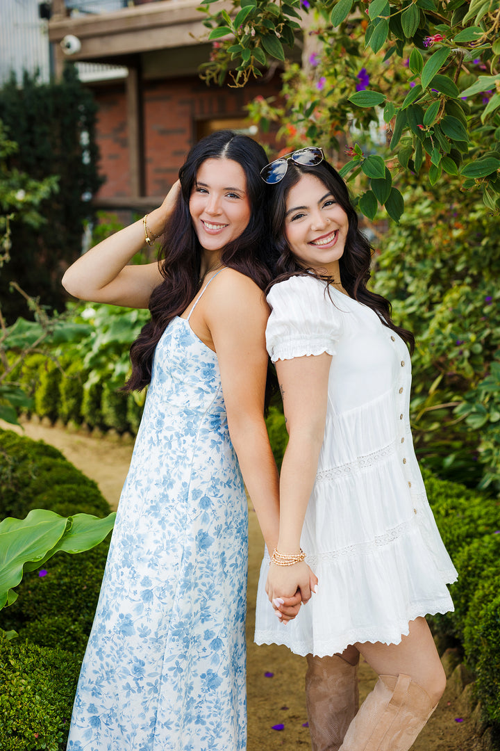 The Painted Garden Midi dress