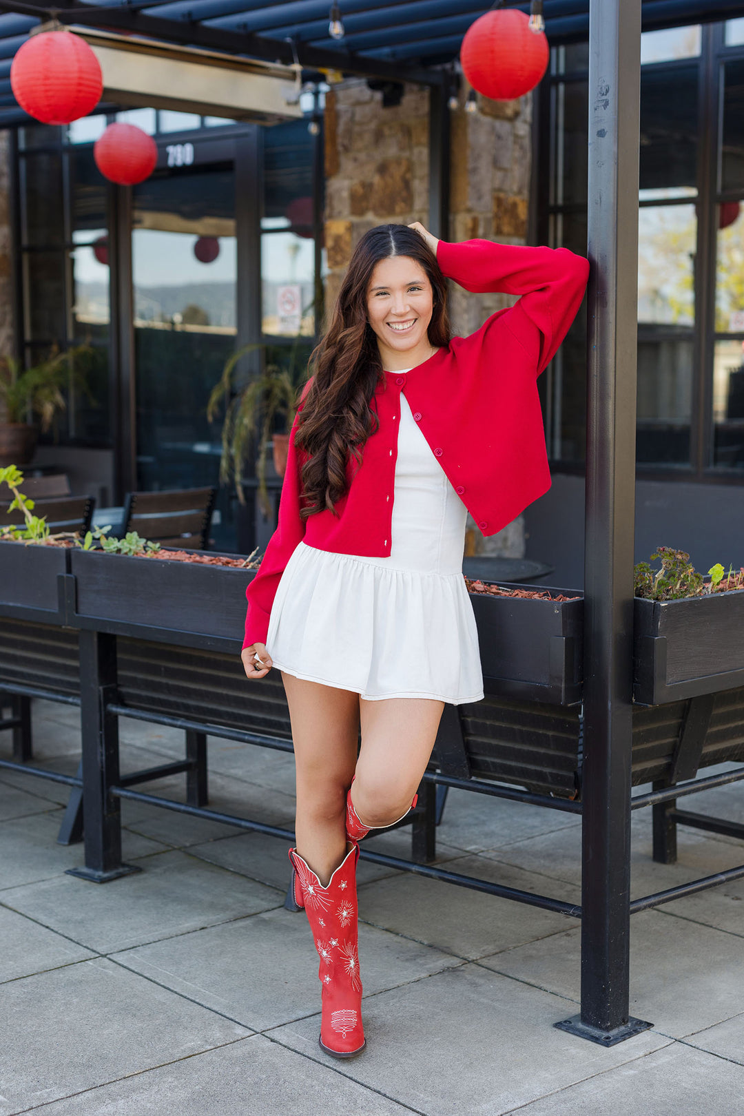 red cowgirl dress Red Fringe Mini Dress, Disco Queen Dress, Dazzled Western Mini Dress, Diamond Red Dress, Red Cowgirl Dress, Red Festival Dress