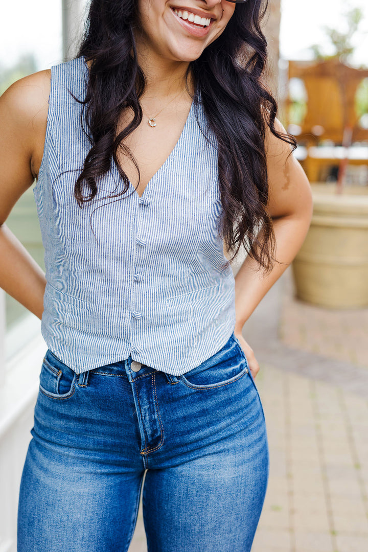 The Western Tide Striped Vest