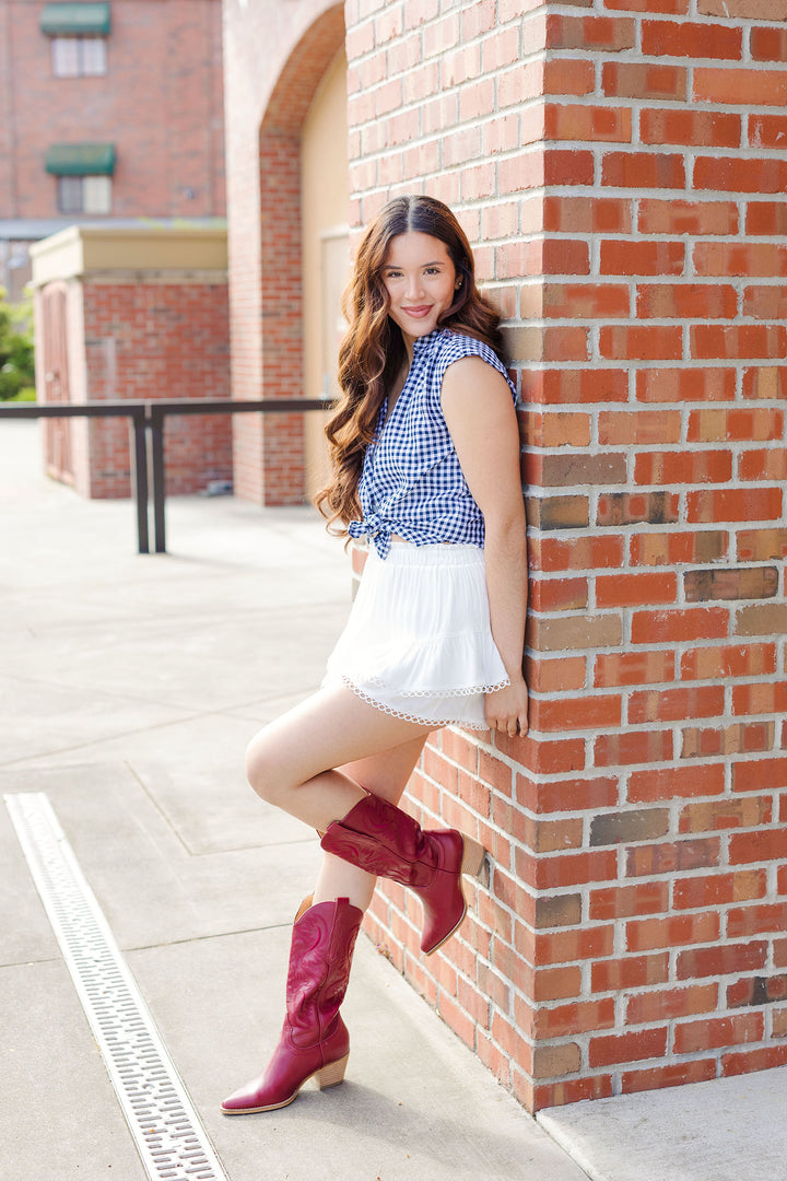 The Stateside Summer Gingham Top