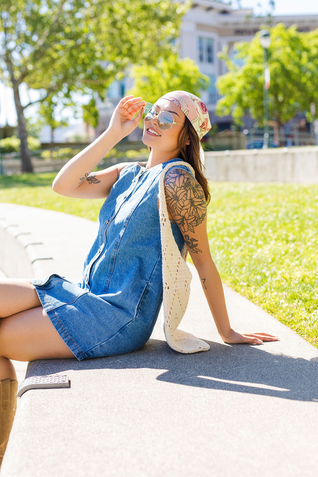 perfect denim dress Lazy Sunday Denim Mini Dress - Blue, Large | Hazel and Olive