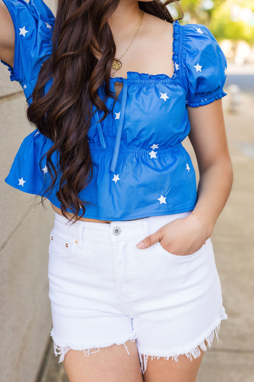 The Firecracker Babydoll Crop Top