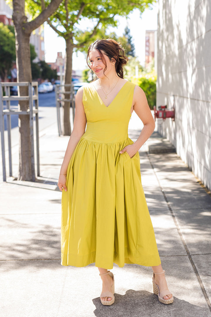 The Belle Amie Bow Detail Midi Dress