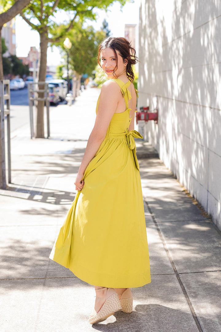 The Belle Amie Bow Detail Midi Dress
