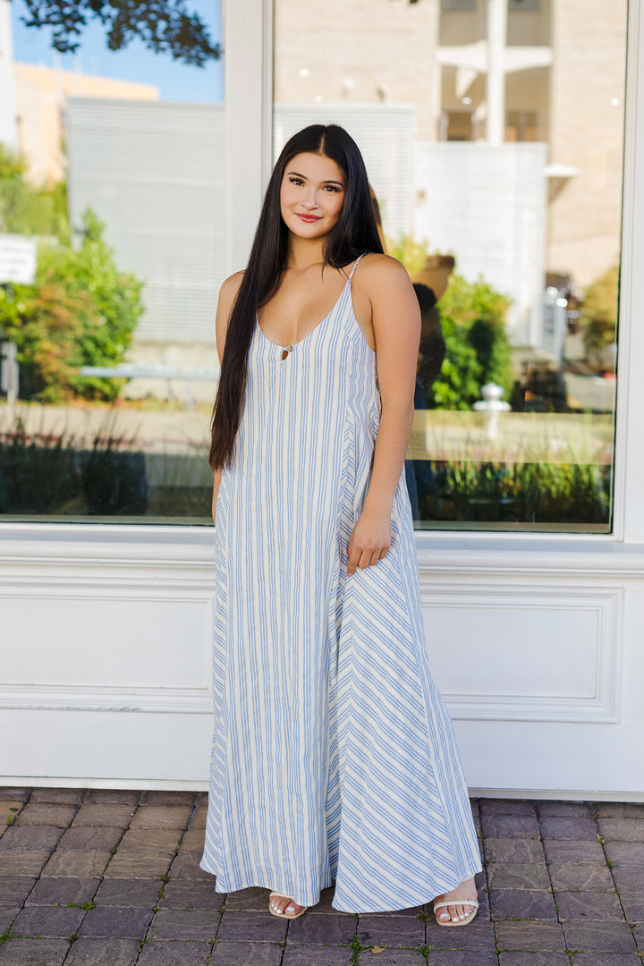 The Salt Air Open Back Maxi Dress