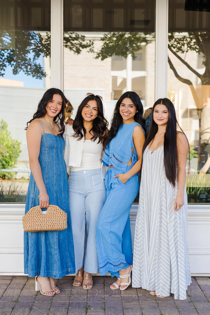 The Farmers Market Paneled Maxi Dress