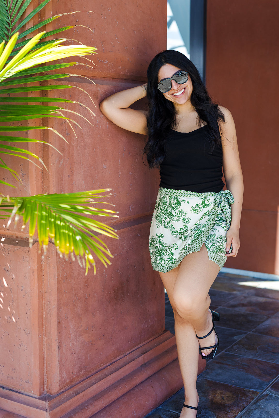 The Sunday Brunch Ornate Wrap Mini Skirt