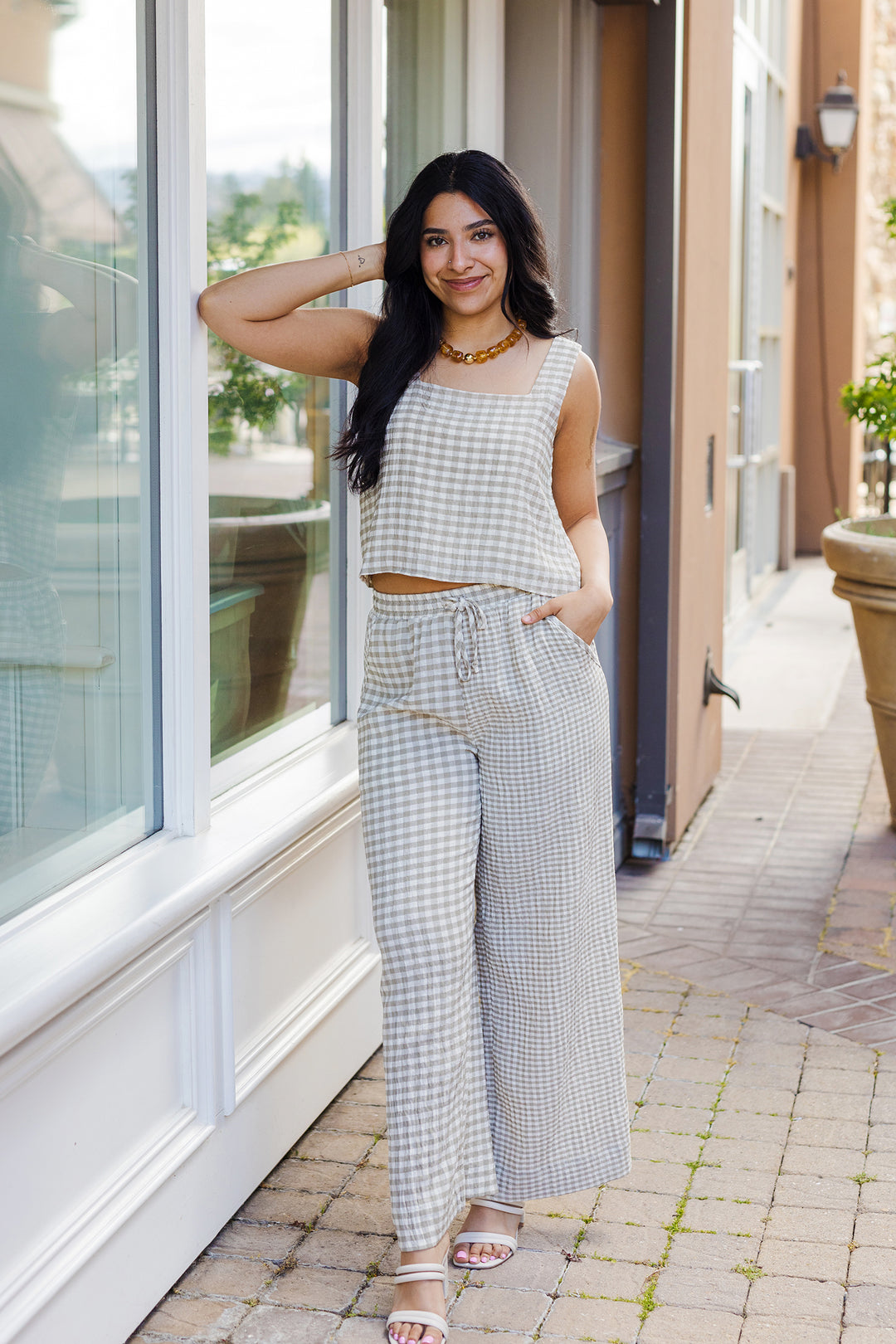 The Match Point Cropped Tank Top