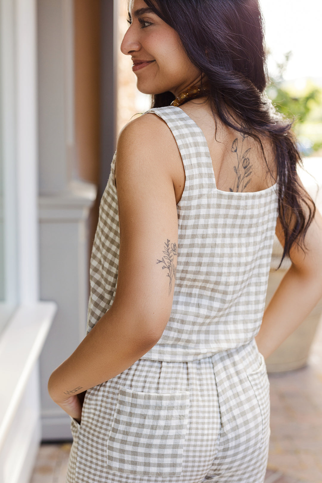 The Match Point Cropped Tank Top