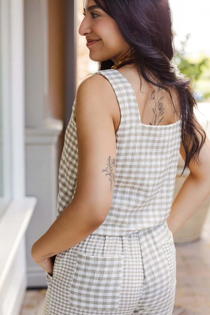 The Match Point Cropped Tank Top