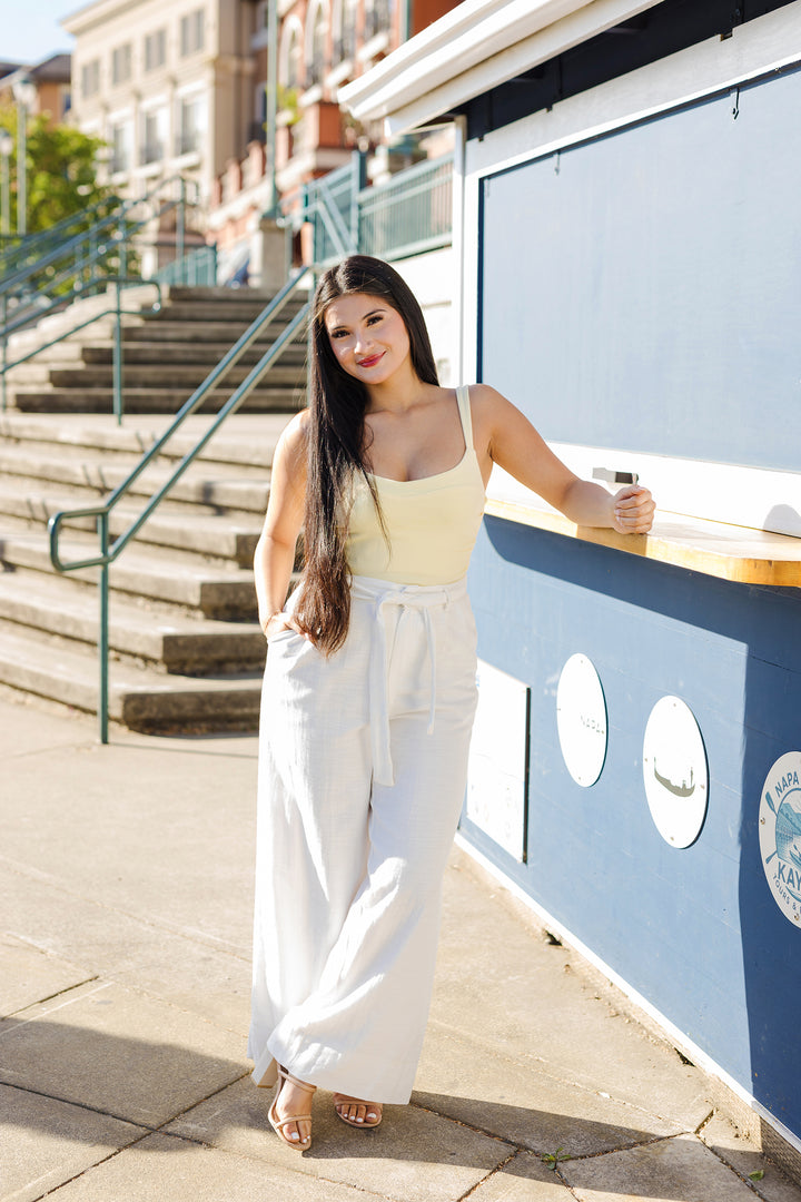 The High Standards Pleated Palazzo Pants