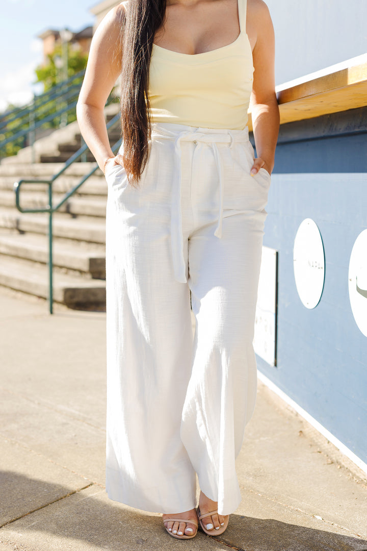 The High Standards Pleated Palazzo Pants