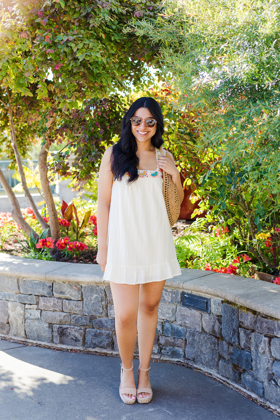 The Tutti Fruity Crochet Mini Dress