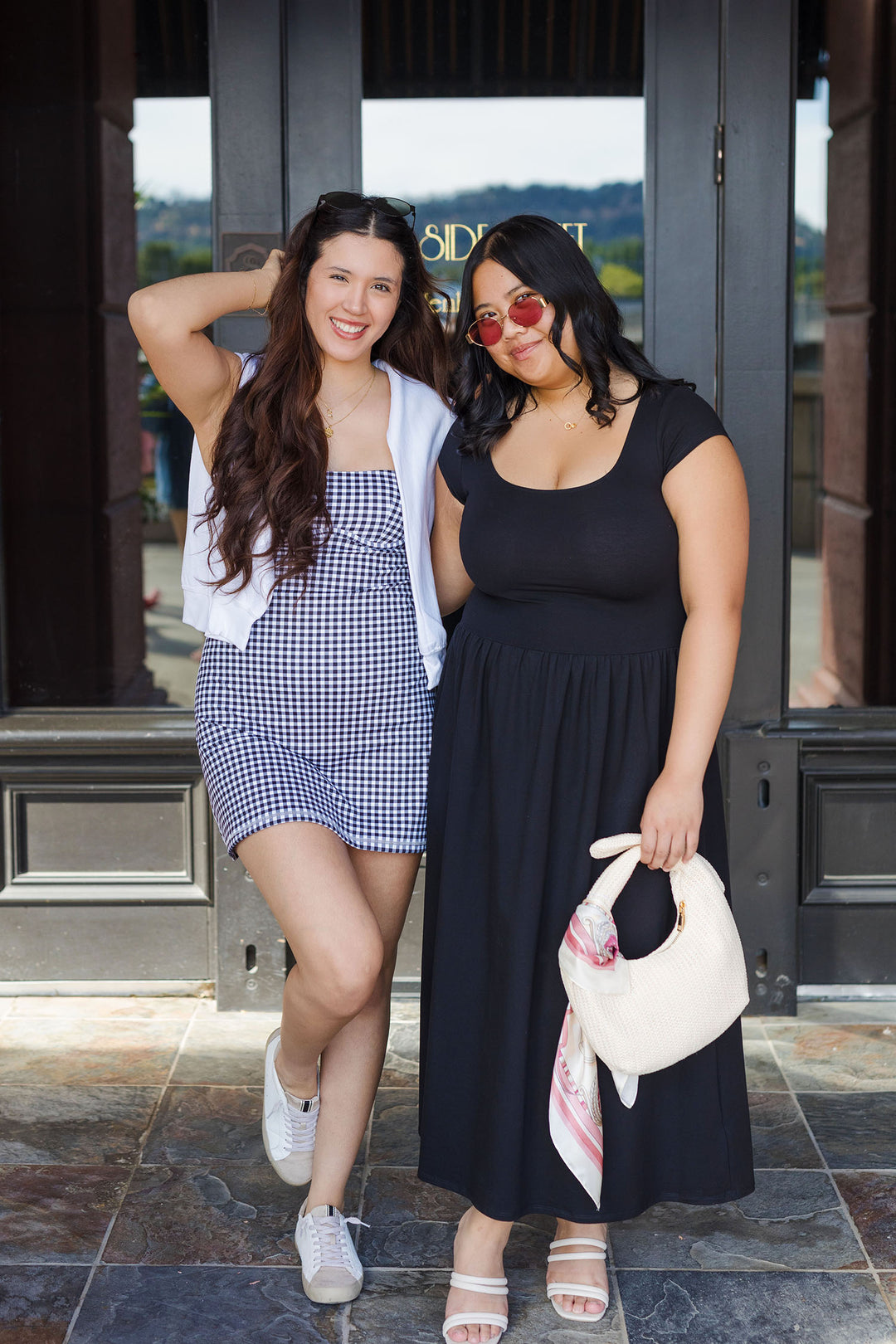 The Fit to Flirt Gingham Exercise Mini Dress