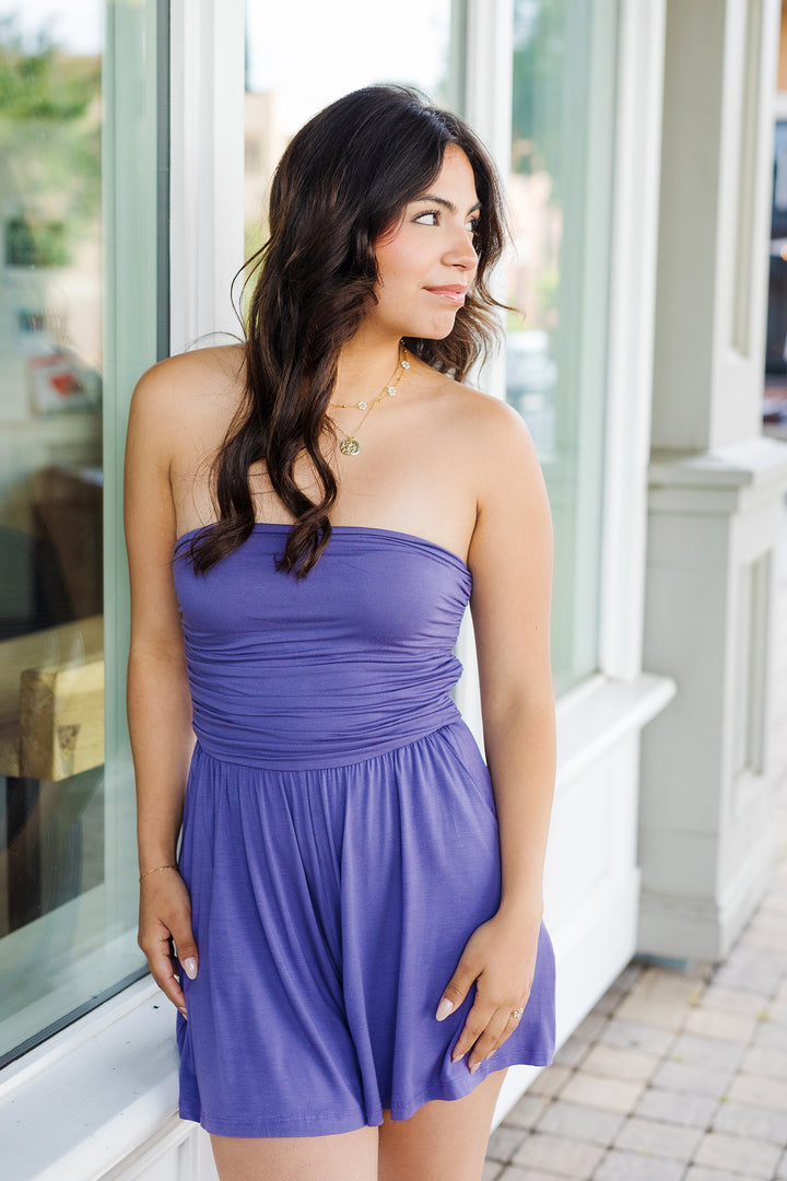 The No Strings Attached Strapless Romper