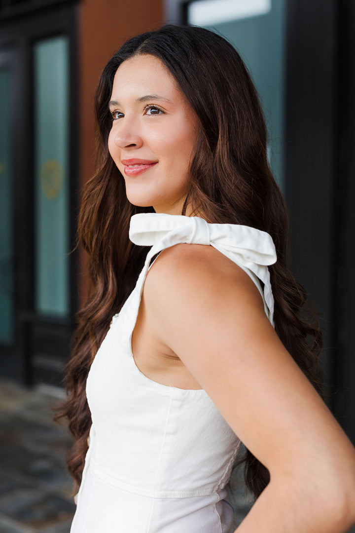 The Summer in Still Life Sleeveless Midi Dress