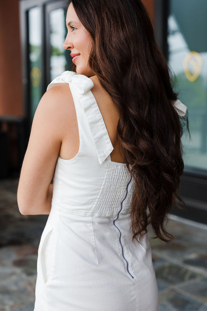 The Summer in Still Life Sleeveless Midi Dress