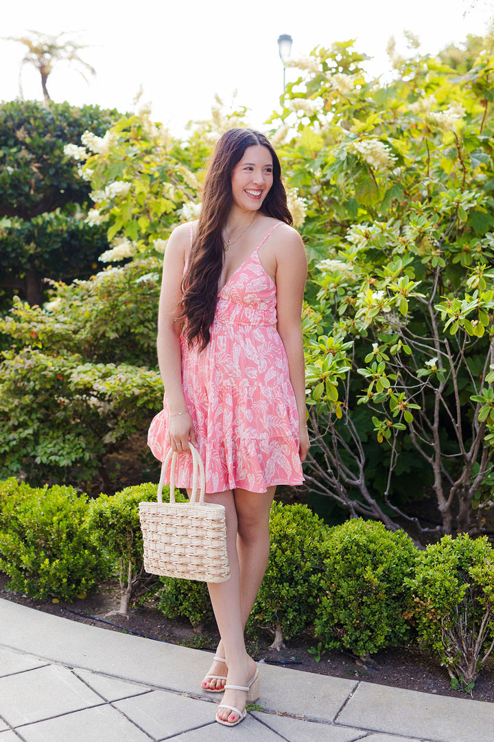 The Endless Weekend Floral Print Mini Dress