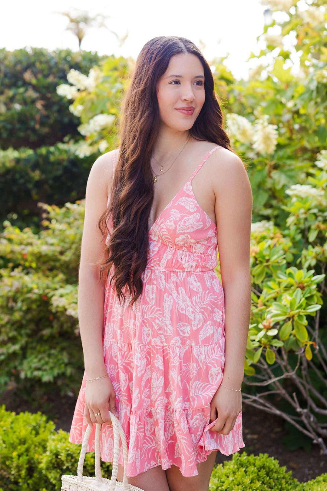 The Endless Weekend Floral Print Mini Dress