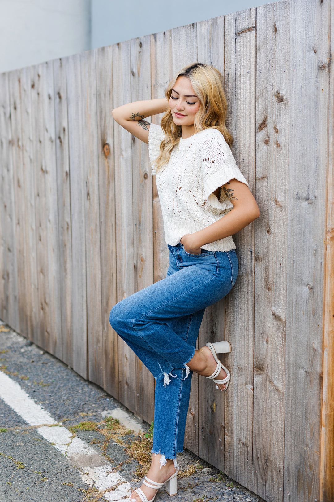 The Cali Crochet Sweater