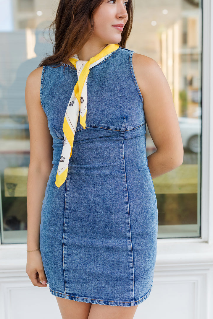The Modern Cowgirl Denim Mini Dress