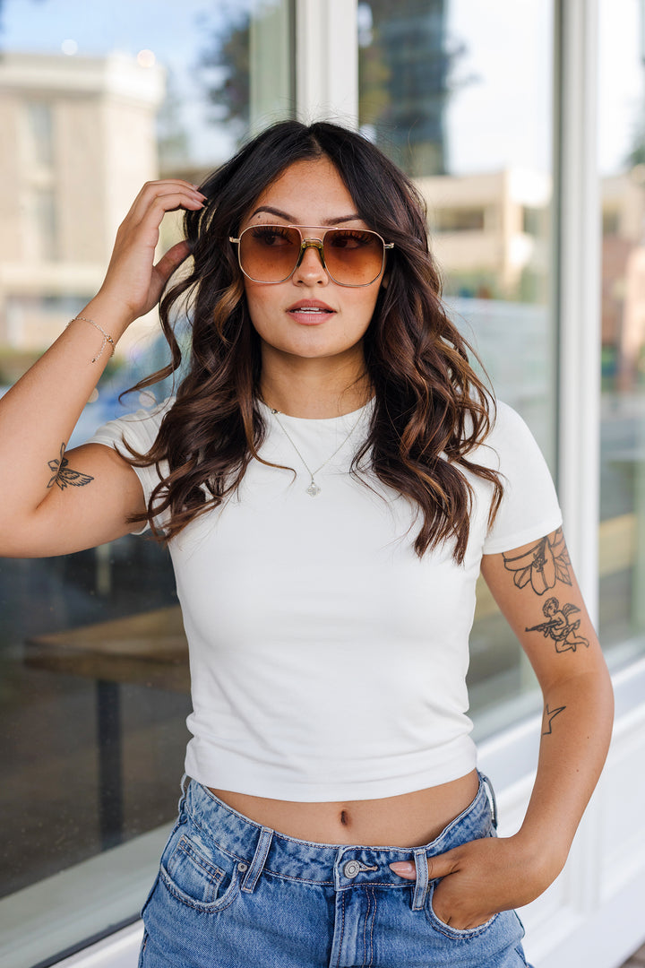 The Daily Habit Cropped Tee