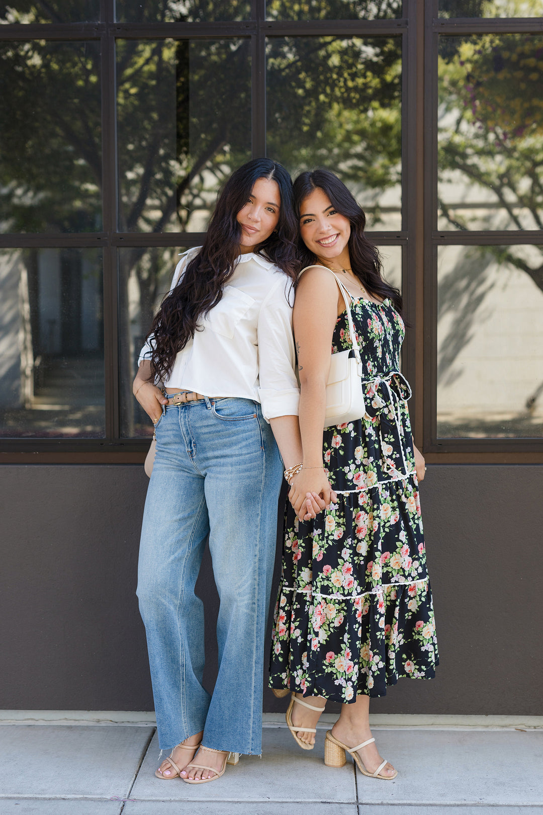 The Boardroom White Button Up Cropped Shirt