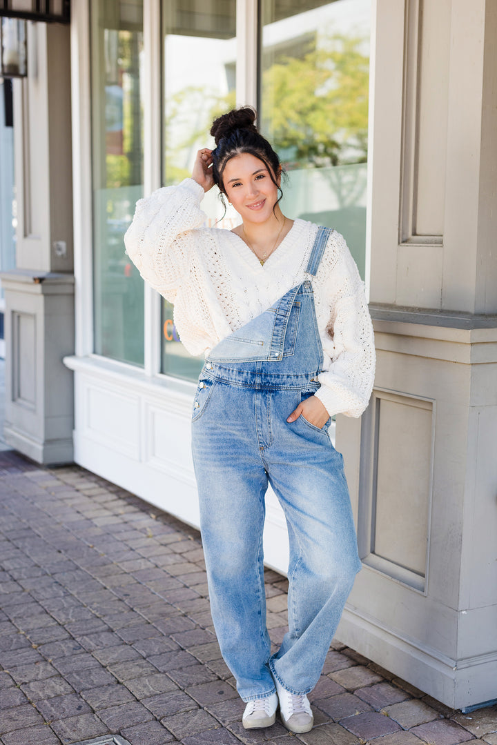 The Cuddle Season Knit Cropped Sweater