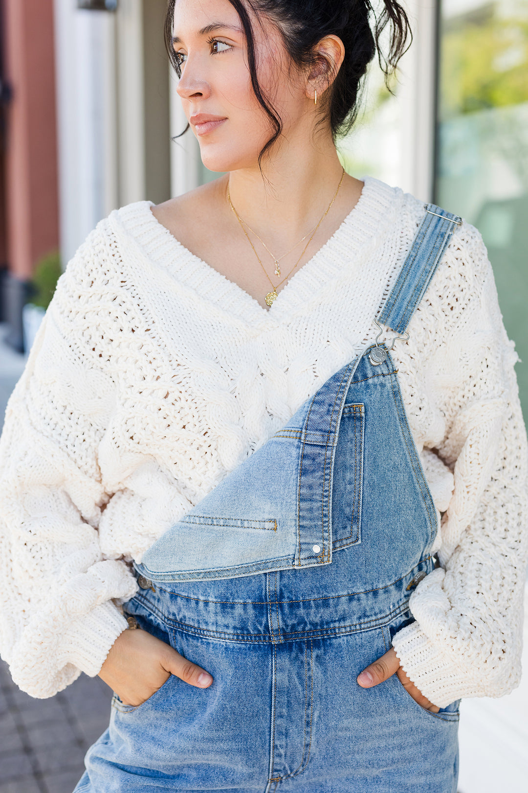 The Cuddle Season Knit Cropped Sweater