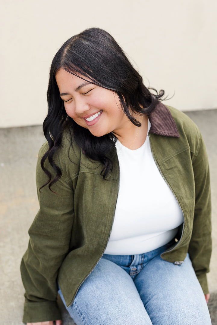 The Collar Me Impressed Zip-Up Jacket