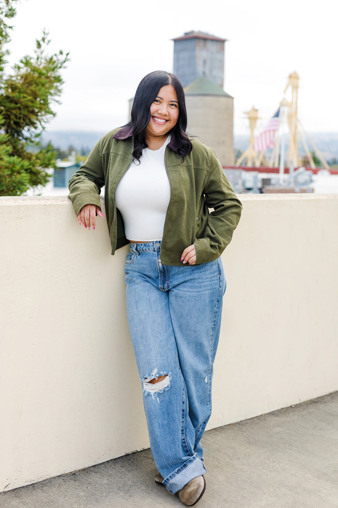 The Collar Me Impressed Zip-Up Jacket