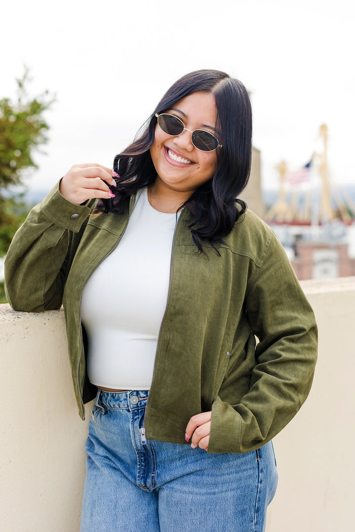 The Collar Me Impressed Zip-Up Jacket