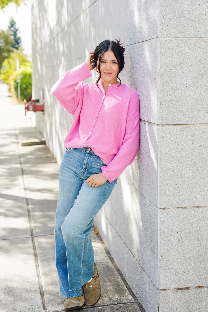 The Junie Oversized Soft Cardigan Sweater