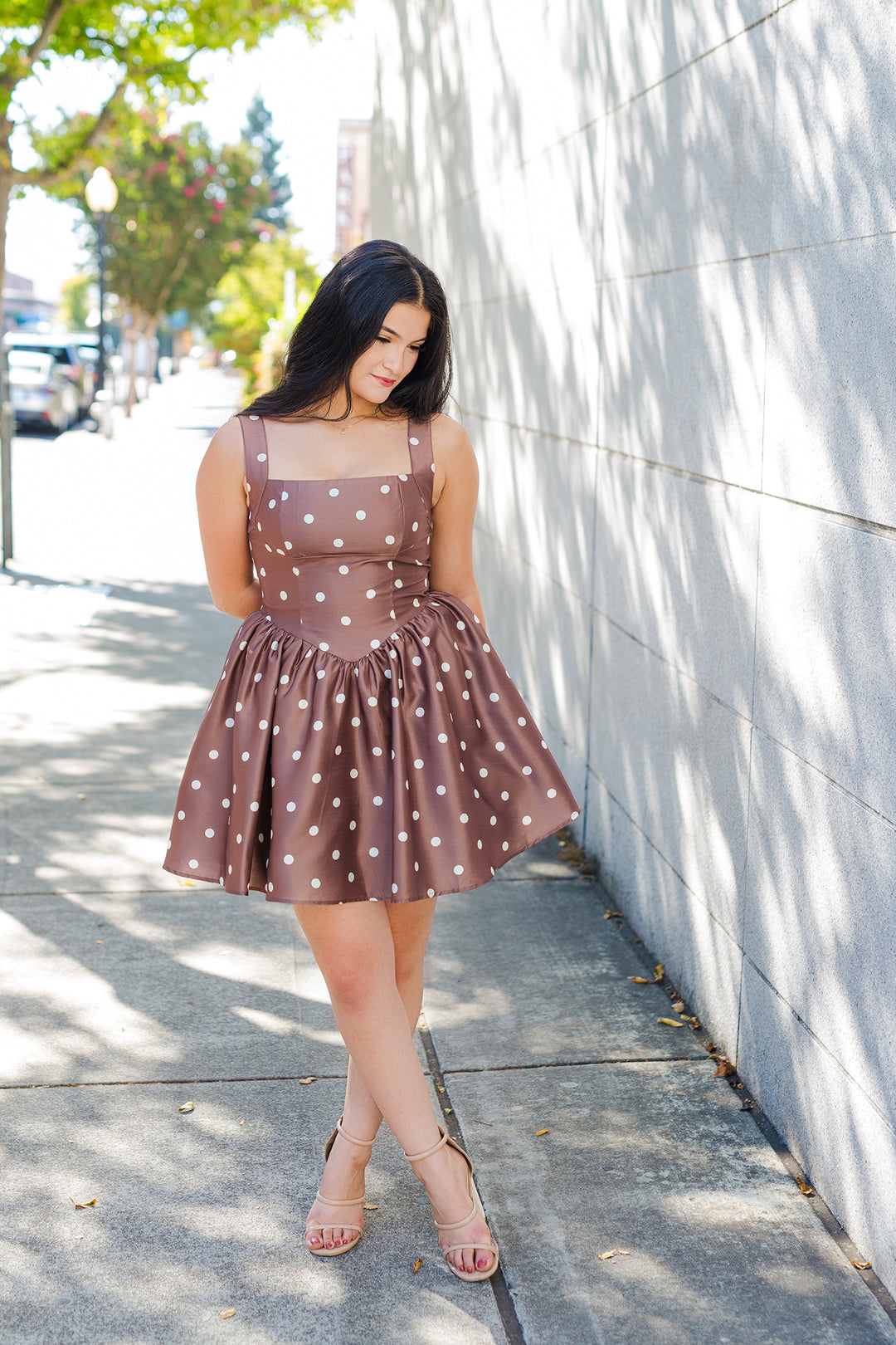 The Connect The Dots Sleeveless Mini Dress