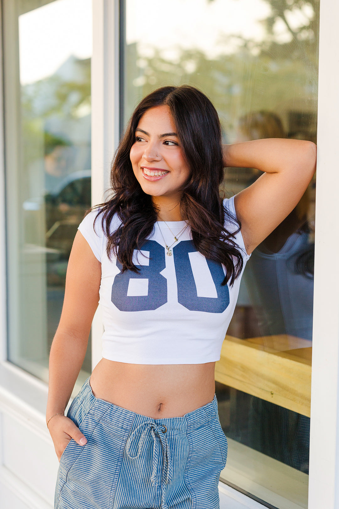 The 80s Baby Cropped Graphic Tee
