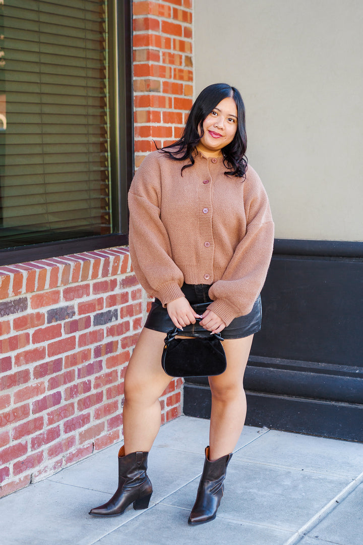 The Changing Seasons Faux Leather Mini Skirt