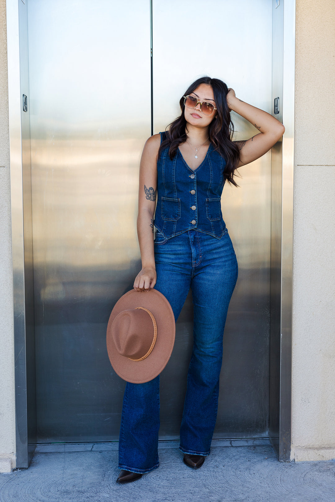 The Denim Darling Vest