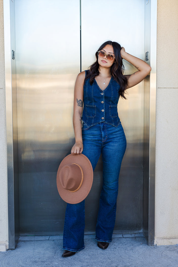 The Denim Darling Vest