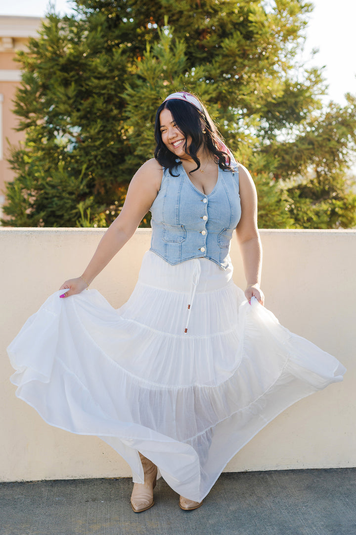 The Denim Darling Vest