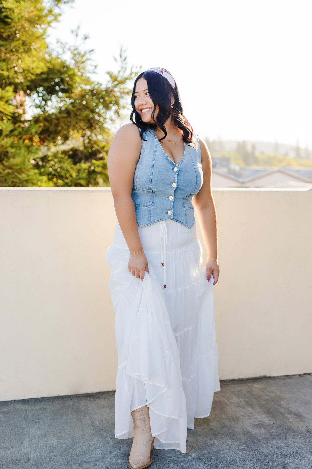 The Denim Darling Vest