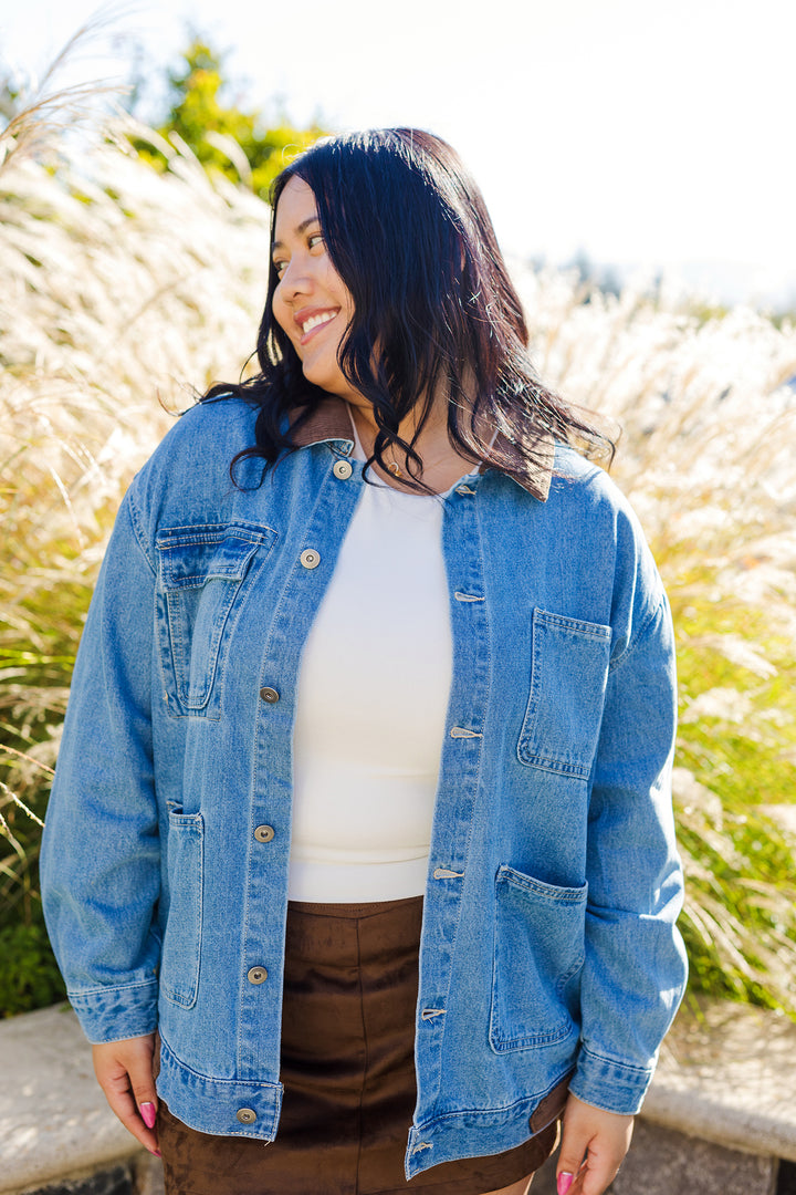 The Jocelyn Denim Barn Jacket