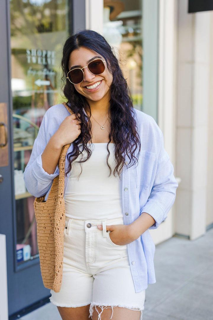 The Hamptons Happy Hour Button-Up Shirt