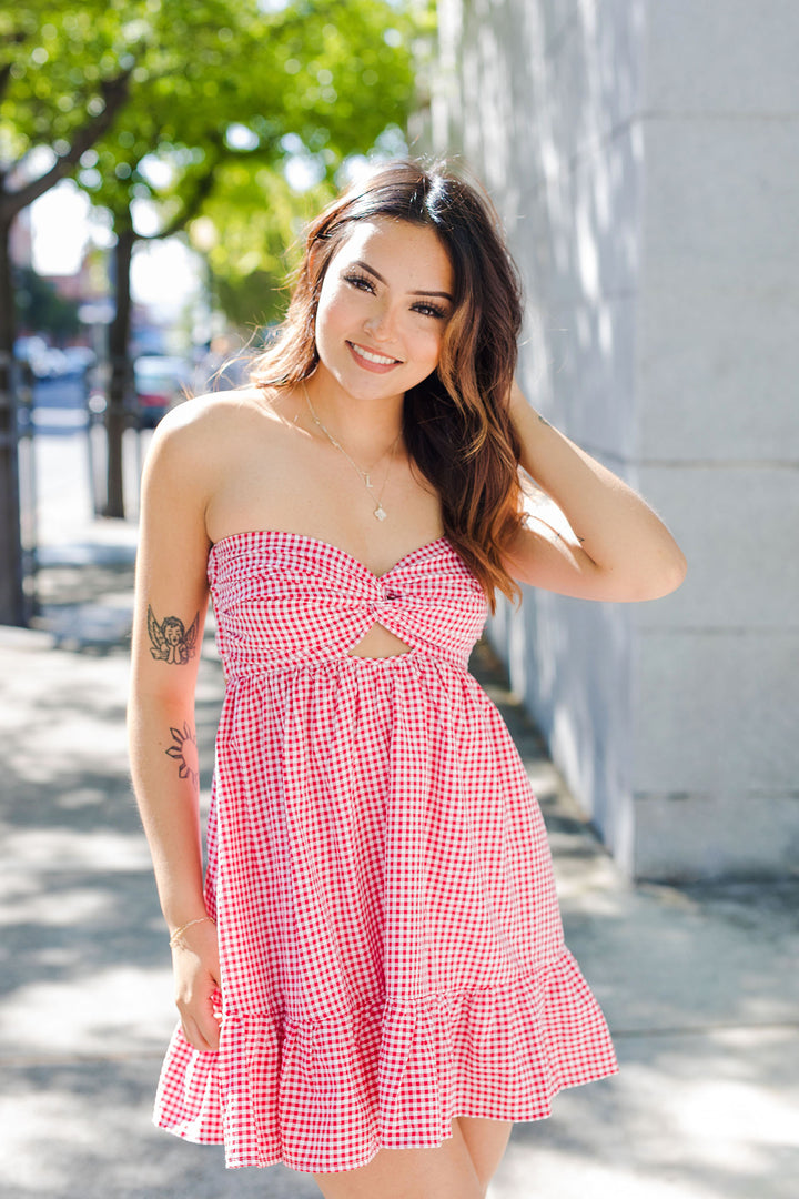 The Picnic In The Park Gingham Romper