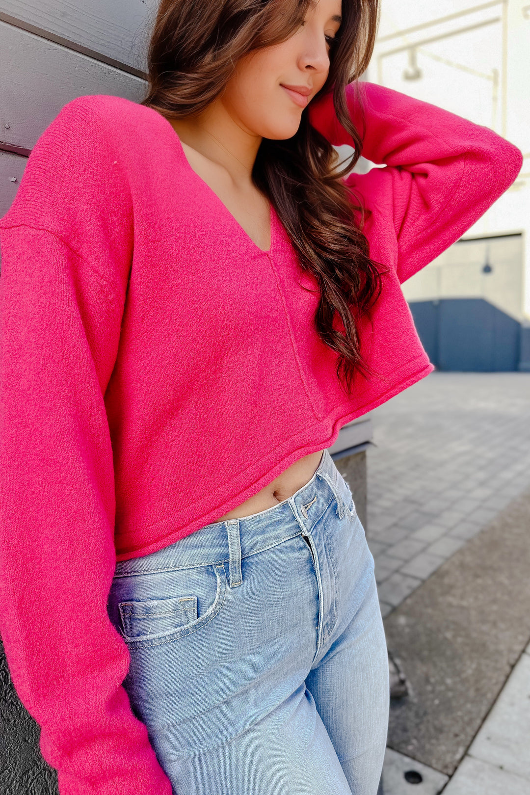 The It's Giving Soft Cropped Sweater