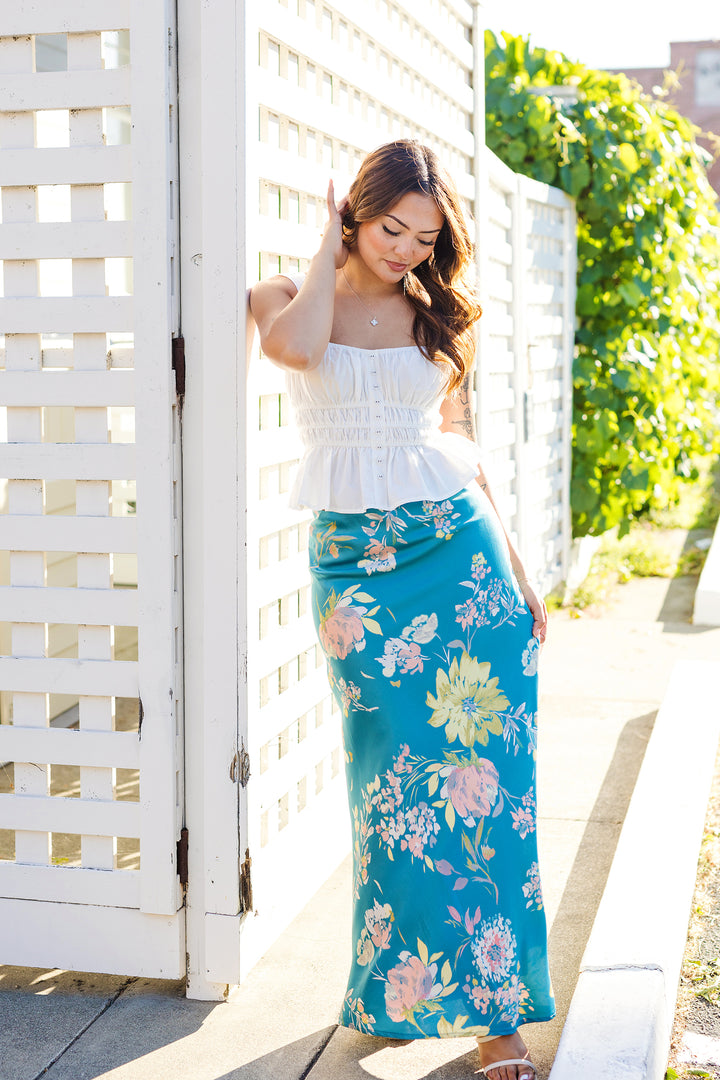 The Soft Launch Sleeveless Peplum Top