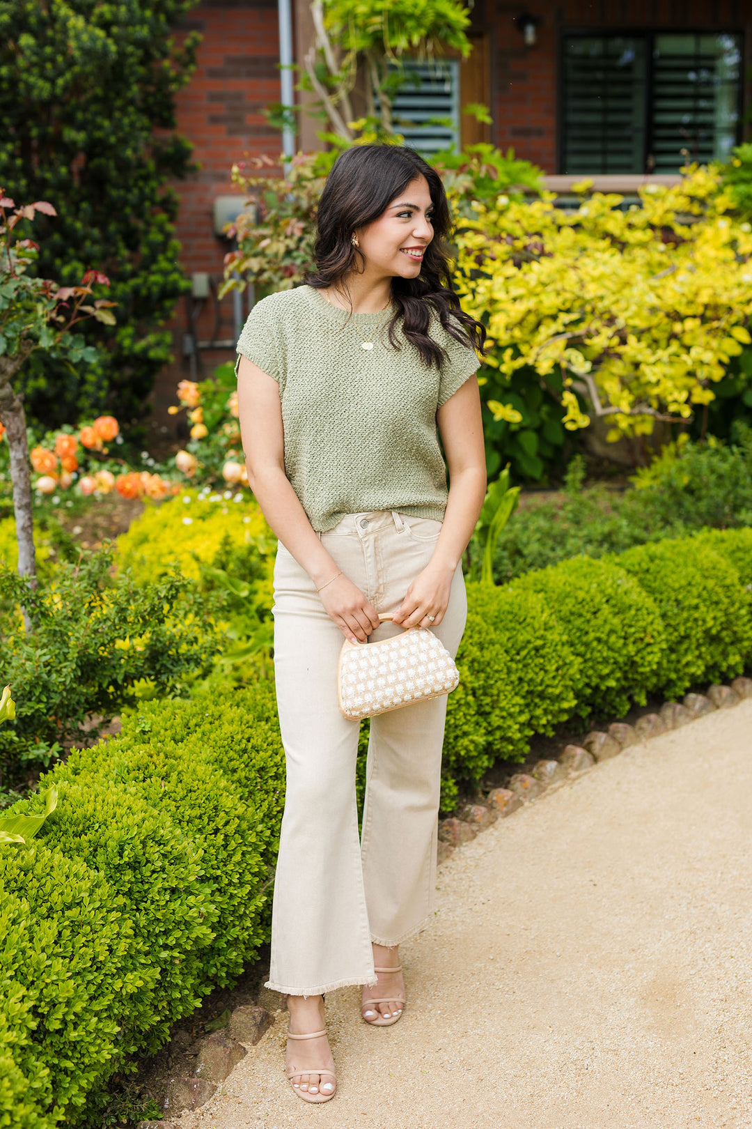 The Olive Branch Short Sleeve Summer Sweater