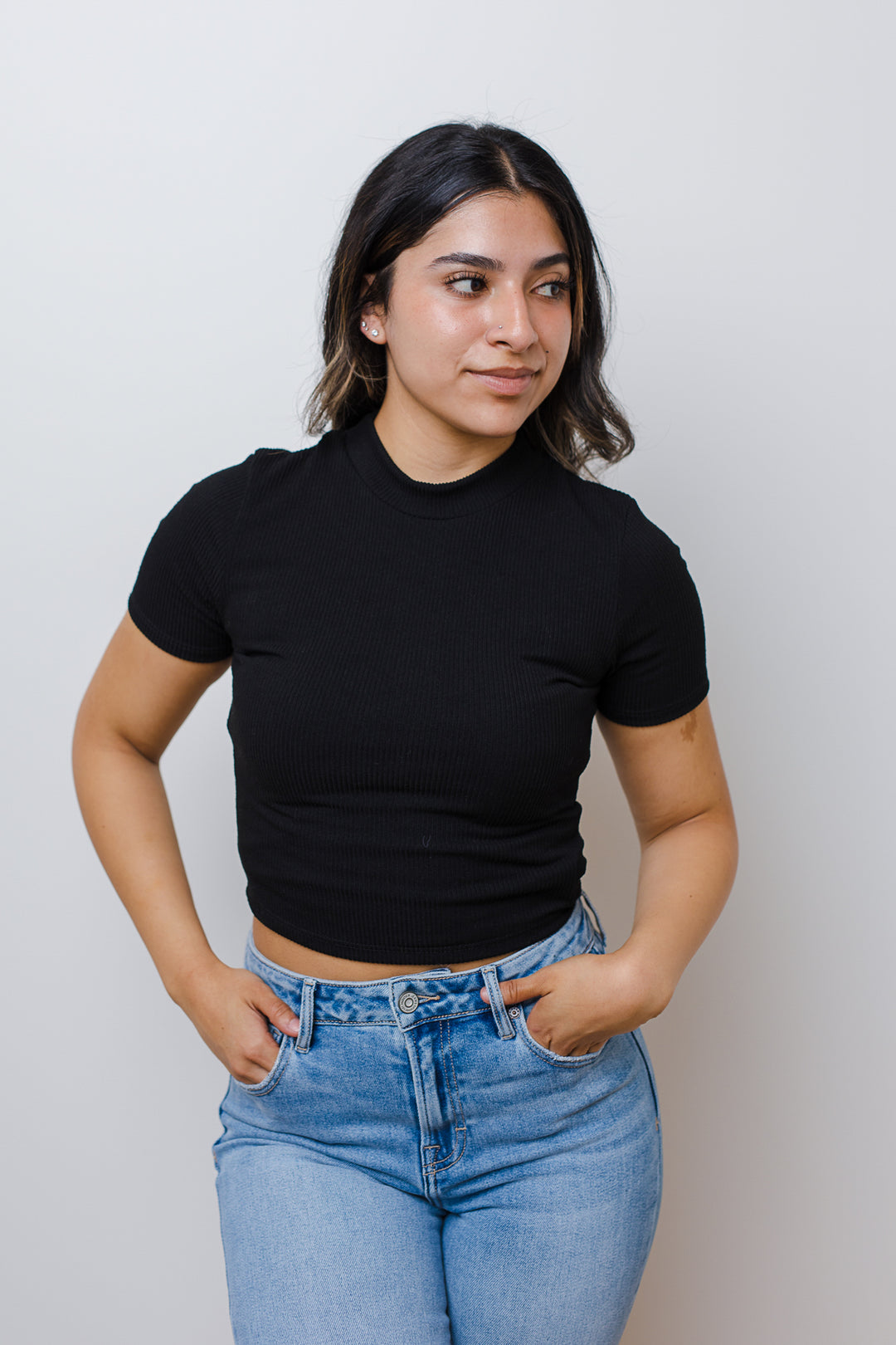 The Ainsley Short Sleeve Crop Top