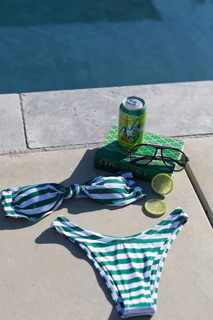 The Heavenly Striped Bikini Bottoms